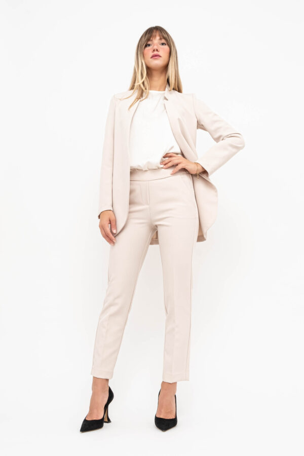 PANT. ELEGANTE ELASTICO E ZIP LATO